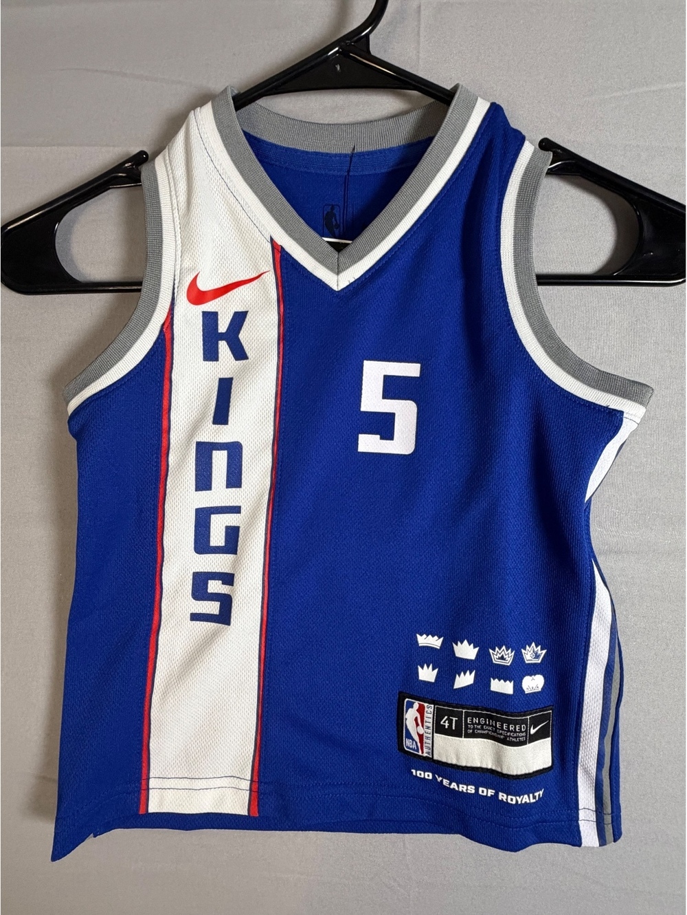 Nike NBA Sacramento Kings Youth Basketball Jersey De'Aaron 5